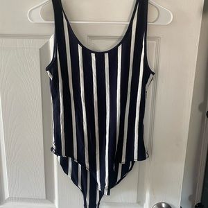 Striped bodysuit